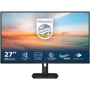 Monitor LED IPS PHILIPS 27E1N1100A/00, 27", Full HD, 100Hz, AMD FreeSync, boxe, negru