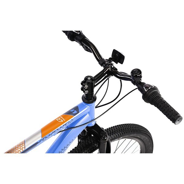 Bicicleta MTB DHS Terrana 2705, roata 27.5", 21 viteze, schimbator Shimano, frana disc mecanica, albastru