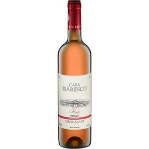 Vin rose demisec Casa Isarescu Merlot, 0.75L