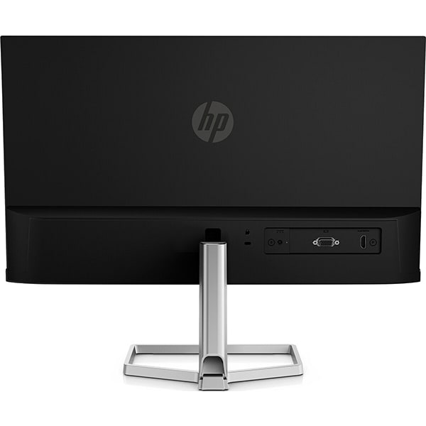Monitor LED IPS HP M22f FHD, 21.5", Full HD, 75Hz, AMD FreeSync, argintiu