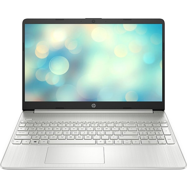 Laptop HP 15s-eq2001nq, AMD Ryzen 7 5700U pana la 4.3GHz, 15.6" Full HD, 8GB, SSD 512GB, AMD Radeon Graphics, Windows 10 Home, argintiu