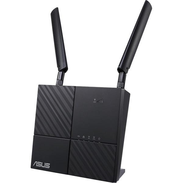 Router Wireless Gigabit ASUS 4G-AC53U AC750, Dual-Band 300 + 433 Mbps, USB 2.0, negru