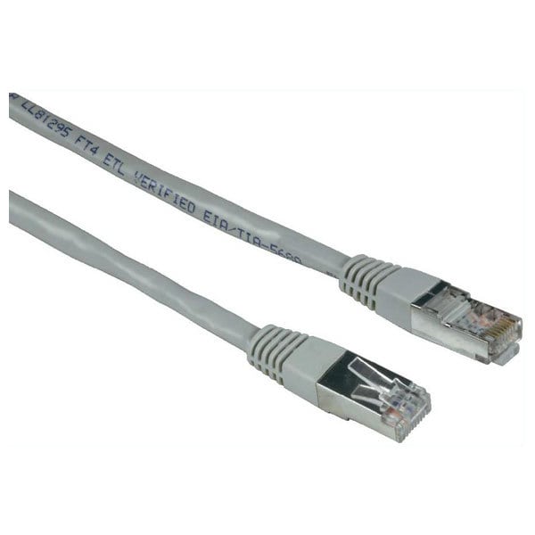 Cablu de retea STP Cat5e HAMA 30593, 5m, gri