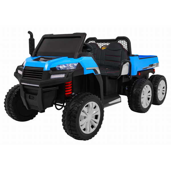 Masina electrica copii NOVOKIDS Farmer Beast Buggy, 12 ani+, 2 x 12V, 6 km/h, faruri luminoase, albastru