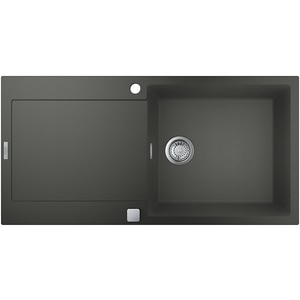 Chiuveta bucatarie GROHE K500 31645AT0, 1 cuva, picurator reversibil, compozit quartz, antracit