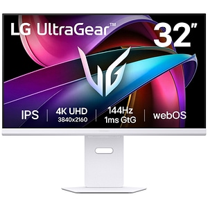 Monitor Gaming LED IPS LG UltraGear 32G810SA-W, 31.5", 4K, 144Hz, AMD FreeSync Premiun, NVIDIA G-SYNC Compatibil, webOS, boxe, alb