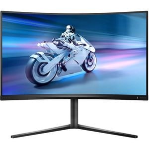 Monitor Gaming curbat VA PHILIPS Evnia 32M2C5500W/00, 32", QHD, 240Hz, Free Sync Premium Pro, HDR 400, negru