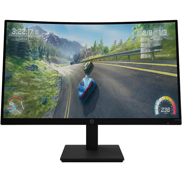 Monitor Gaming curbat LED VA HP X27c 32G13E9, 27", Full HD, 165Hz, AMD Freesync Premium, negru