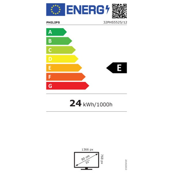 Televizor LED PHILIPS 32PHS5525/12, HD, 80cm
