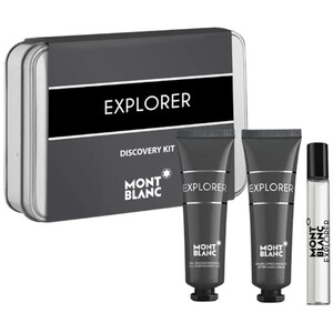 Set cadou MONT BLANC Explorer: Apa de parfum, 7.5ml + After Shave, 30ml + Gel de dus, 30ml