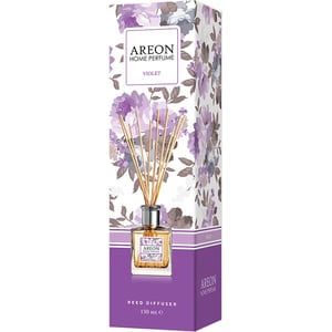 Odorizant cu betisoare AREON Home Perfume Violet, 150 ml