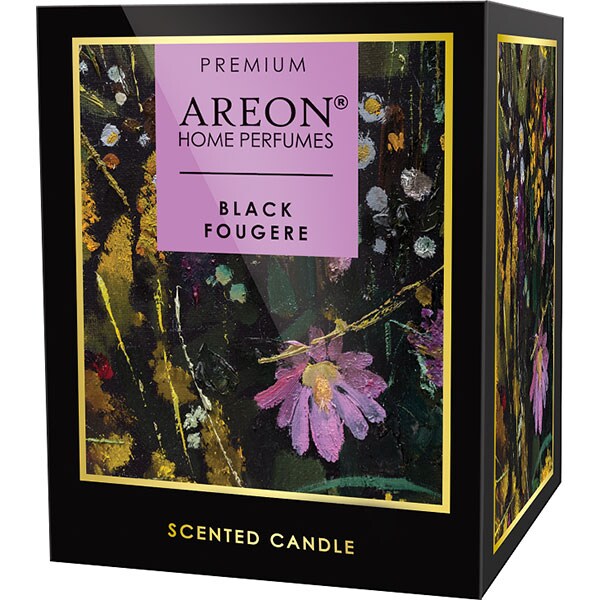 Lumanare parfumata AREON Home Premium Black Fougere, 313 g