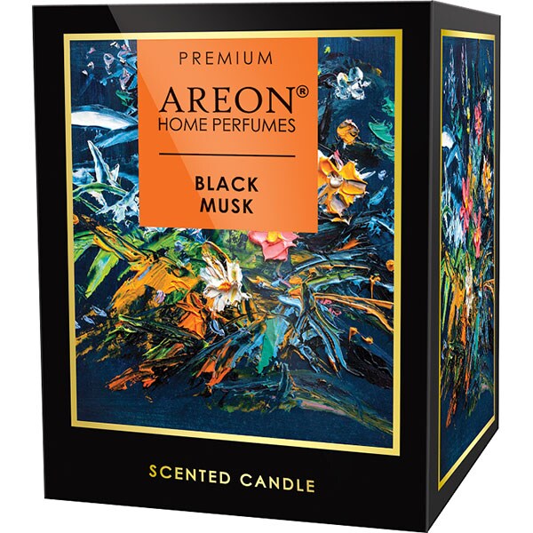 Lumanare parfumata AREON Home Premium Black Musk, 313 g