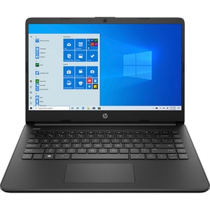Laptop HP 14s-dq3003nq, Intel Pentium N6000 pana la 3.3Ghz, 14" HD, 4GB, SSD 256GB, Intel UHD Graphics, Windows 10 Home, negru