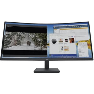 Monitor curbat LED VA HP M34d, 34", WQHD, 100Hz, negru