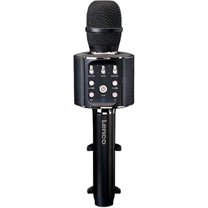 Microfon karaoke LENCO BMC-090BK, Bluetooth, USB, negru