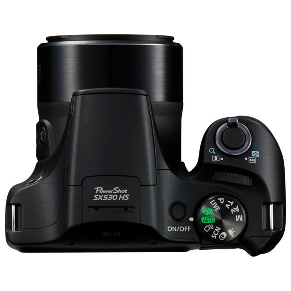 Aparat foto digital CANON PowerShot SX530, 16 MP, Full HD, Wi-Fi, negru