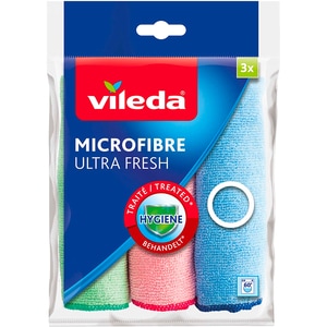 Laveta microfibra VILEDA Ultra Fresh, 3 bucati