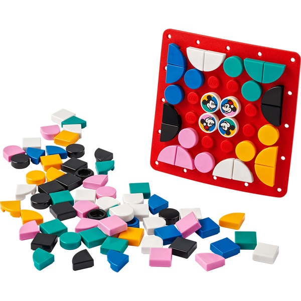 LEGO DOTS: Disney - Petic de cusut Mickey Mouse si Minnie Mouse 41963, 8 ani+, 95 piese