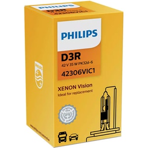 Bec auto xenon pentru far PHILIPS Vision, D3R, 42V, 35W, PK32D-6, 1 bucata