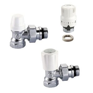 Set robineti calorifer CALEFFI 42401420, tur temostatabil + retur + cap termostatat, 1/2" FI-FE