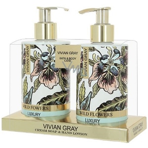 Set sapun lichid VIVIAN GRAY Wild Flowers, 250ml