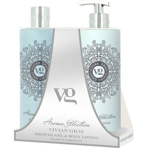 Set ingrijire corp VIVIAN GRAY Aroma Selection Amber & Cedar: Gel de dus, 250ml + Lotiune de corp, 250ml
