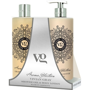 Set ingrijire corp VIVIAN GRAY Aroma Selection Grapefruit & Vetiver: Gel de dus, 250ml + Lotiune de corp, 250ml