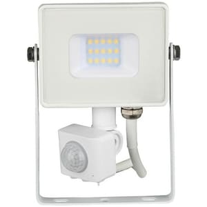 Proiector LED V-TAC 435, 10W, 800 lumeni, IP65, lumina rece, alb