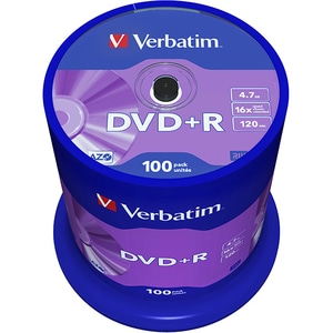 DVD+R VERBATIM 43551, 16x, 4.7GB, 100buc