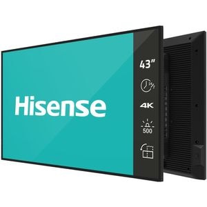 Display profesional HISENSE 43DM66D, 43", 4K UHD, 60Hz, Wi-Fi, Boxe, negru