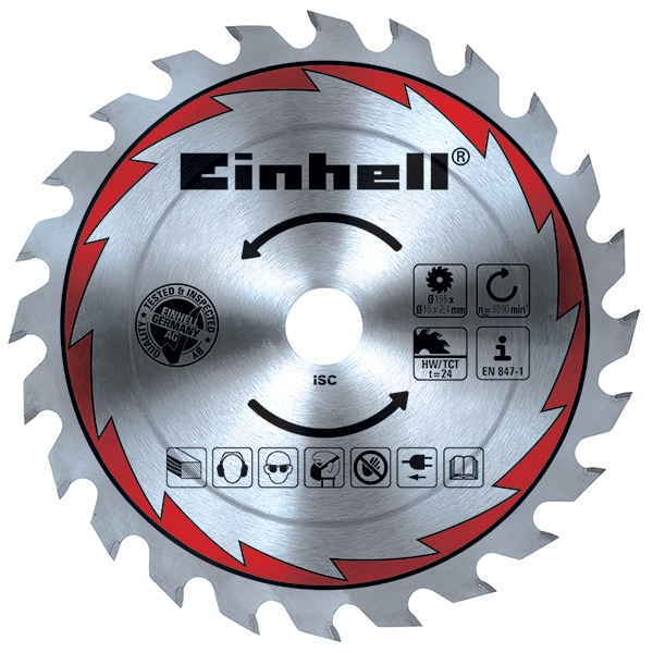 Fierastrau circular EINHELL TE-CS 165, 1200W, 5500RPM, disc 165 x 16mm, adancime 55mm