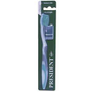 Periuta de dinti PRESIDENT Classic, verde inchis