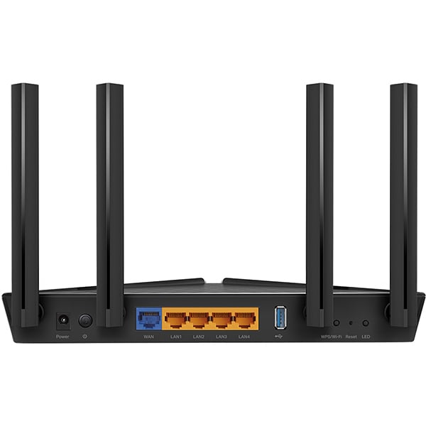 Router Wireless Gigabit TP-LINK Archer AX3000 AX50, Wi-Fi 6, Dual-band 574 + 2402 Mbps, negru