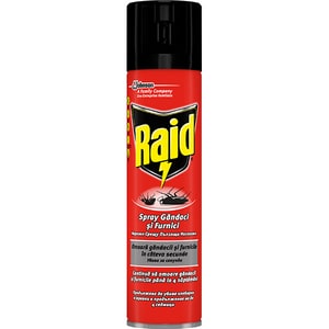 Spray anti-gandaci si furnici RAID, 400 ml 