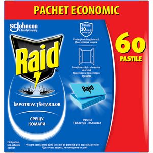 Pastile anti-tantari RAID, 60 buc