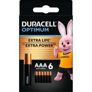 Baterie DURACELL Optimum AAAK6, 1.5V, 6 bucati