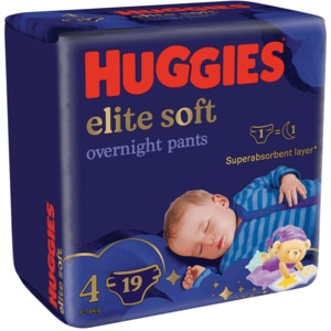 Huggies Diapers Elite Soft Overnights Pants Size 3 6-11 kg 23pcs