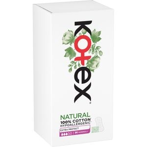 Absorbante zilnice KOTEX Extra Protect Natural, 36buc