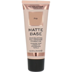 Fond de ten MAKEUP REVOLUTION Matte Base, F10, 28ml