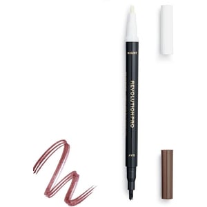 Creion pentru sprancene MAKEUP REVOLUTION 24h Day and Night, Warm Brown, 1.6ml