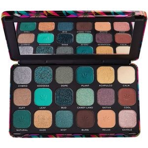 Paleta farduri MAKEUP REVOLUTION Forever Flawless Cannabis, 19.8g