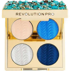Paleta farduri MAKEUP REVOLUTION Pro Ultimate Eye Look Palette, Ocean Treasure, 0.8g