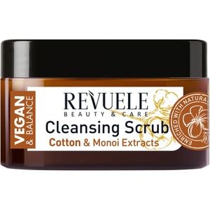Scrub pentru corp REVUELE Cotton&Monoi Extracts, 240ml