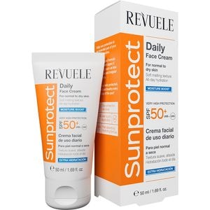 Crema de fata REVUELE Moisture Boost SPF 50+, 50ml 