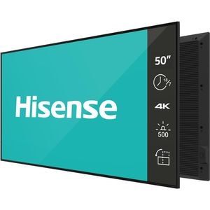 Display profesional HISENSE 50GM50D, 50", 4K UHD, 60Hz, Wi-Fi, Boxe, negru