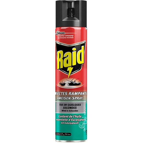 Spray anti-gandaci si furnici RAID Eucalipt, 400 ml