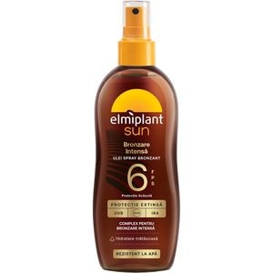 Ulei spray bronzant ELMIPLANT Sun, SPF 6, 150ml
