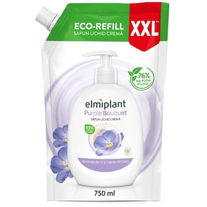 Rezerva sapun lichid ELMIPLANT Purple Bouquet, 750ml
