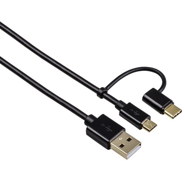 Incubus origin Gently Cablu USB - Multi port HAMA 54512, 1m, negru